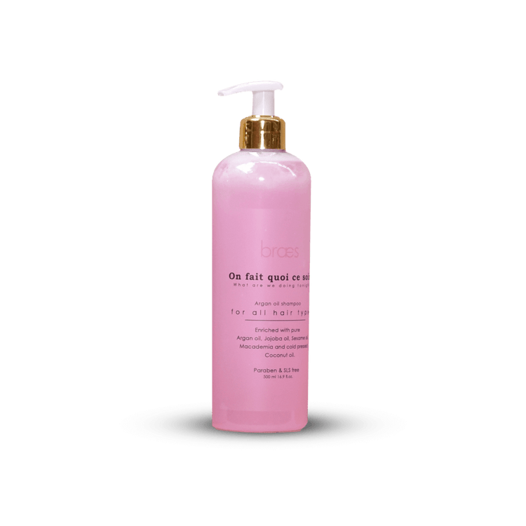 Source Beauty On fait quoi ce soir? Argan Oil Infused Shampoo Braes __tag=New Size Hair Haircare Products Shampoo & Conditioner Wavy